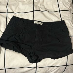 Abercrombie and fitch size 2 black shorts